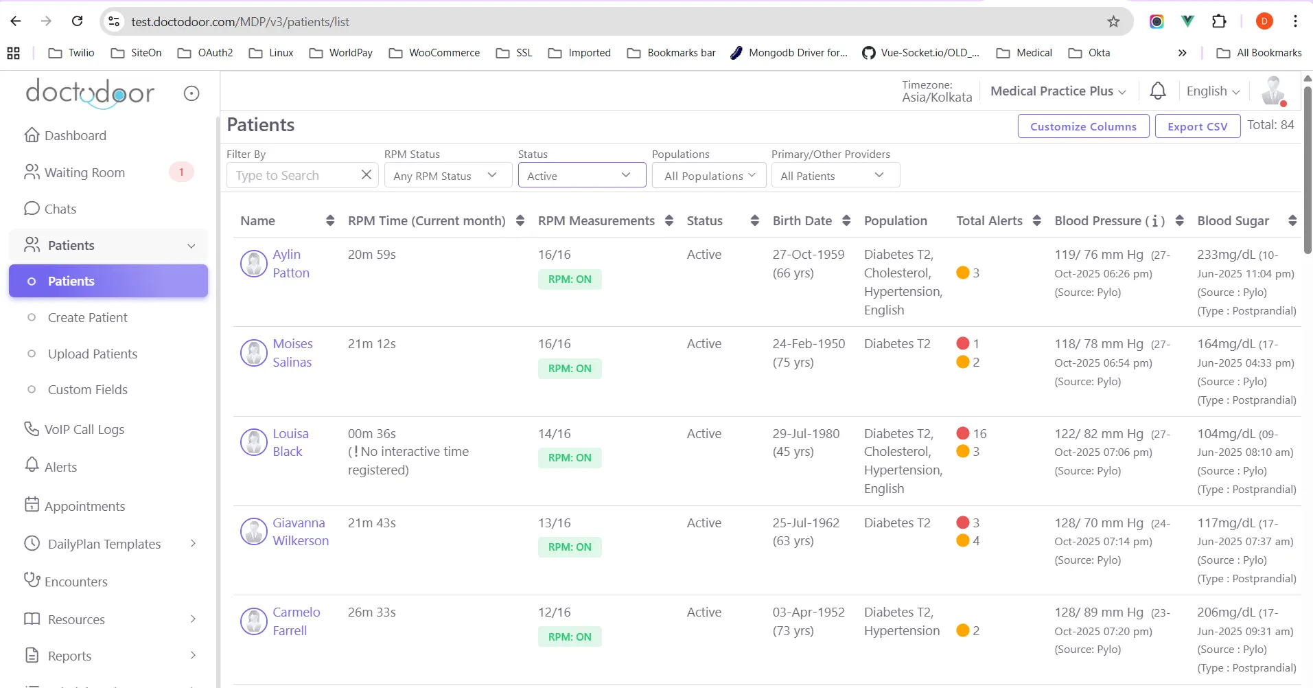 Monthly Measurements Compliance Dashboard